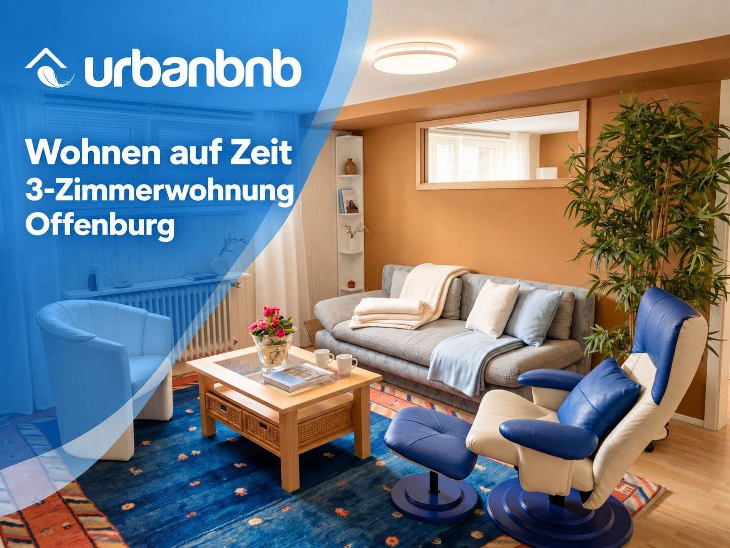 Möblierte 3-Zimmer-Wohnung auf Zeit in Offenburg, 77656 Offenburg