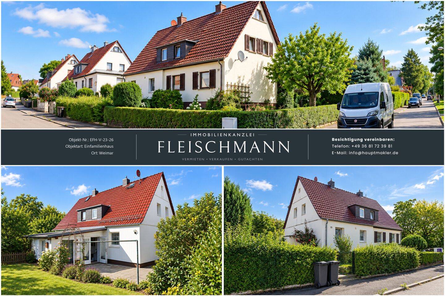Doppelhaushälfte mit Garten in Weimar-Oberweimar – Sanierungsobjekt in Top-Schullage, 99425 Weimar