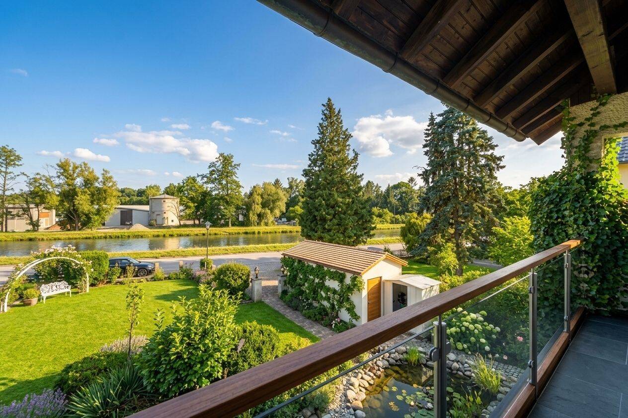 MUTZHAS – Idyllisches Zuhause: Doppelhaushälfte mit sonnigem Garten, Balkon und Grünblick, 85406 Zolling