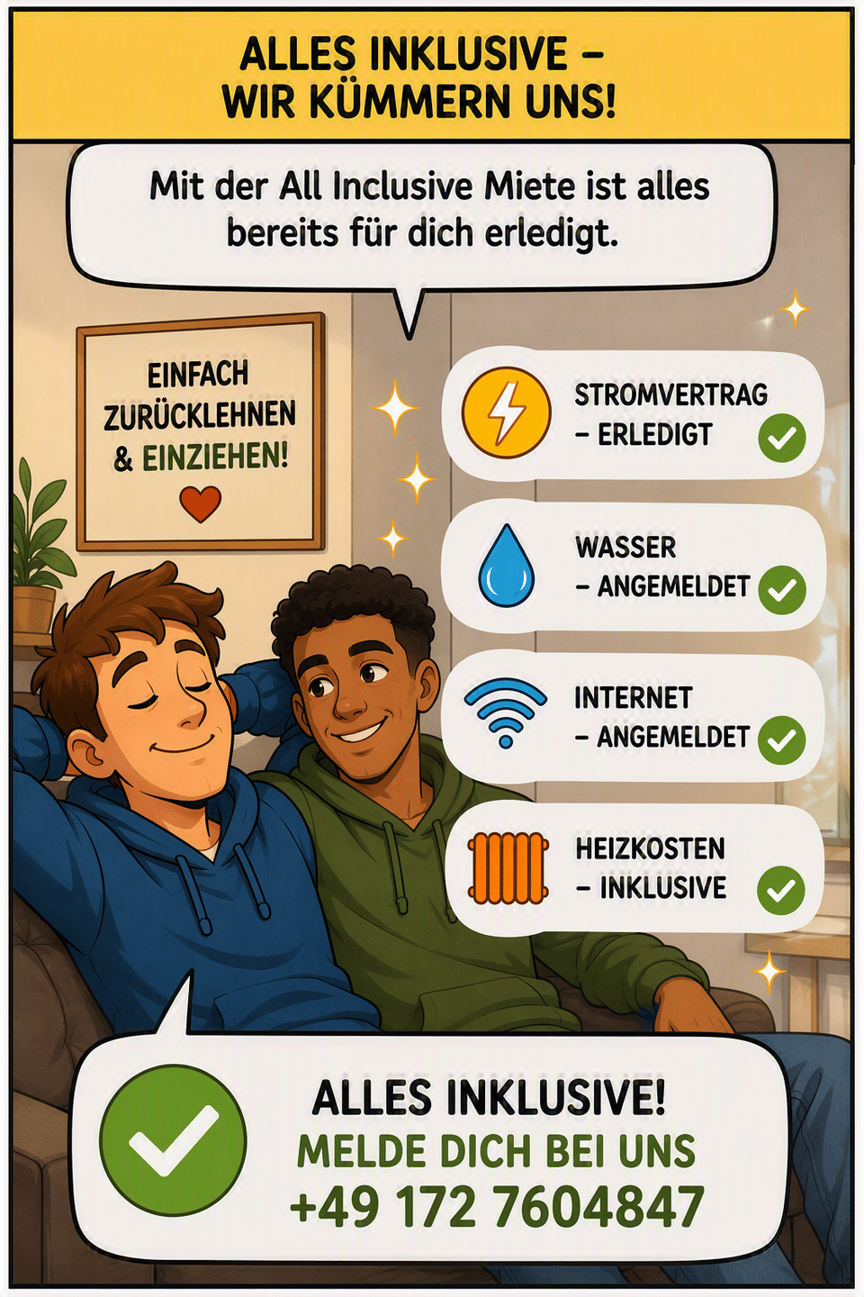 Möbliert wohnen im Herzen von Aachen – Wohneinheit 29, 52062 Aachen