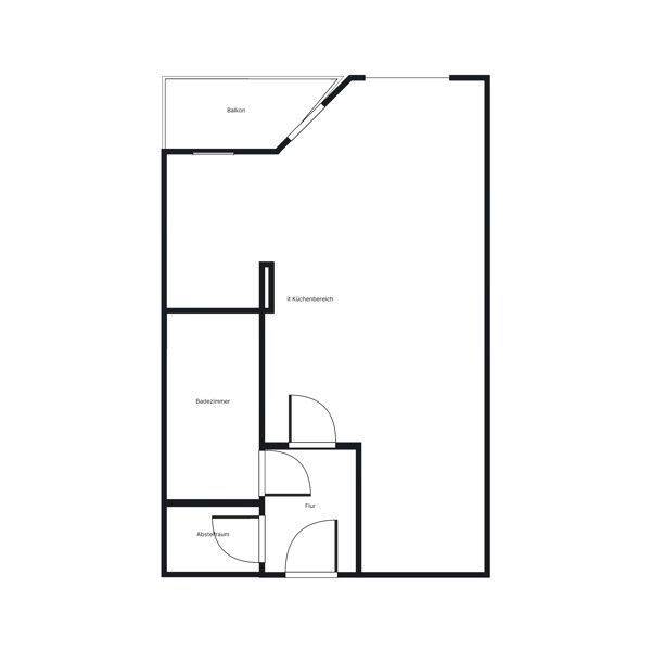 Klein aber mein: renovierte 1-Zimmer Wohnung mit EBK, 89075 Ulm (Böfingen Eselsberg Mitte Oststadt Söflingen)