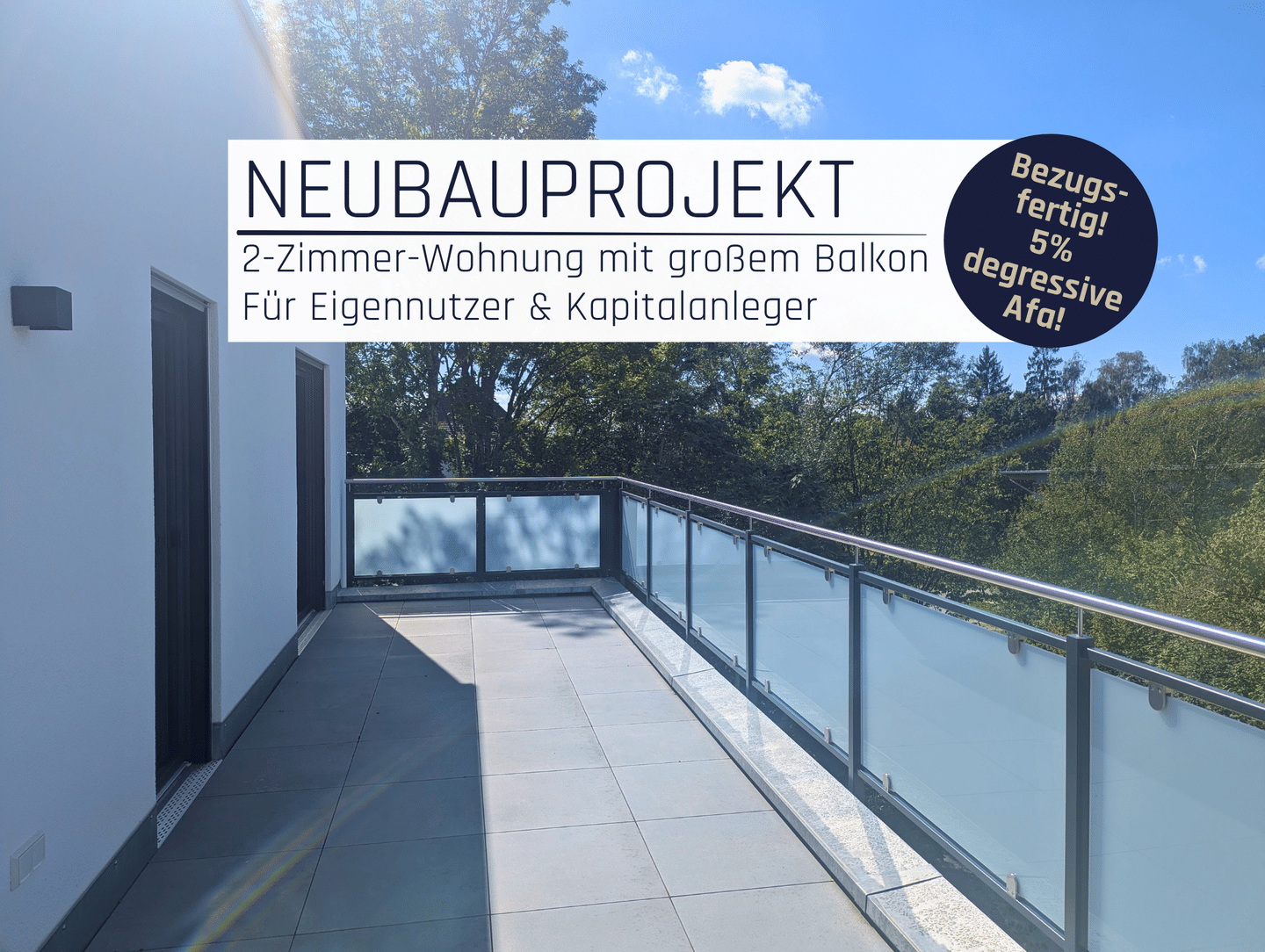 JETZT AFA 5% sichern! Neubauwohnung mit Aufzug im KFW 55 Stand!, 94360 Mitterfels