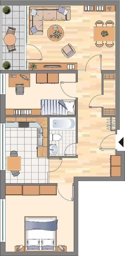 Demnächst frei! 3-Zimmer-Wohnung in Dortmund Hörde (WBS für 75m² erforderlich!), 44263 Dortmund (Hörde Mitte Schüren)