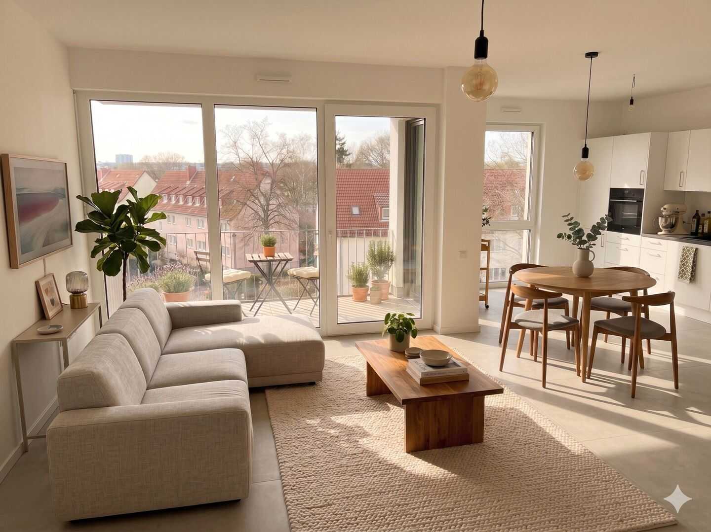 Barrierefreie, moderne 2-Zimmer-Wohnung mit EBK, Aufzug & TG-Stellplatz mit Weitblick, 65462 Ginsheim-Gustavsburg
