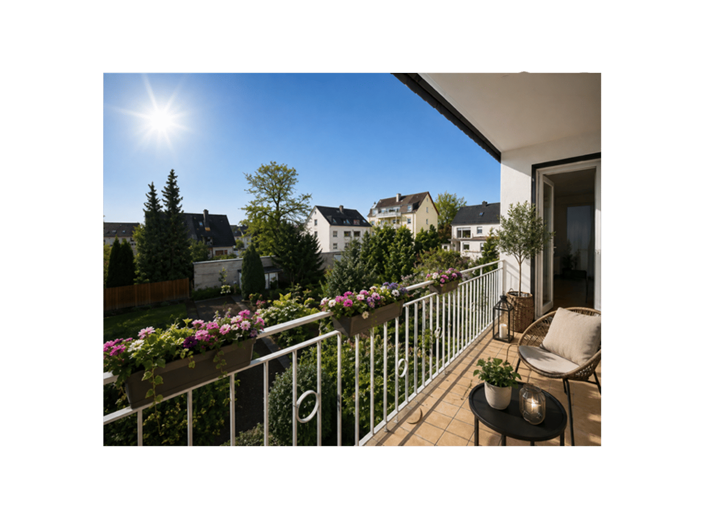 Ruhige 3-Zimmer-Wohnung mit offener Küche, Balkon & Garten in Leverkusen-Rheindorf Süd, frisch renoviert!