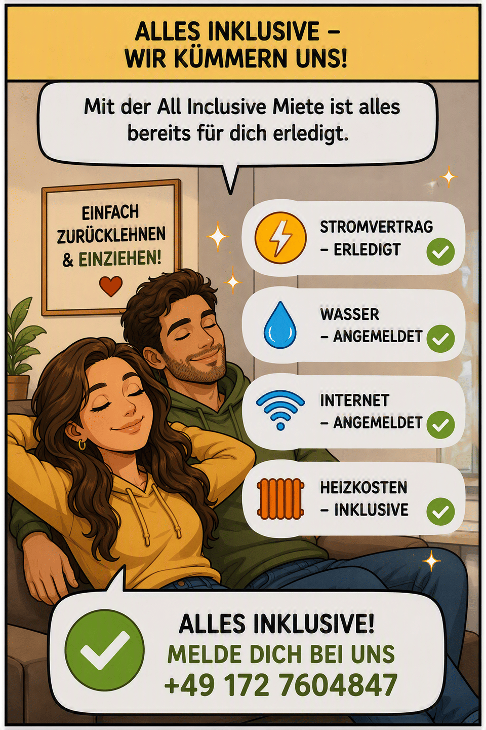 Möbliertes Penthouse mit Dachterrasse – All-inclusive-Miete – Wohneinheit 37, 52062 Aachen