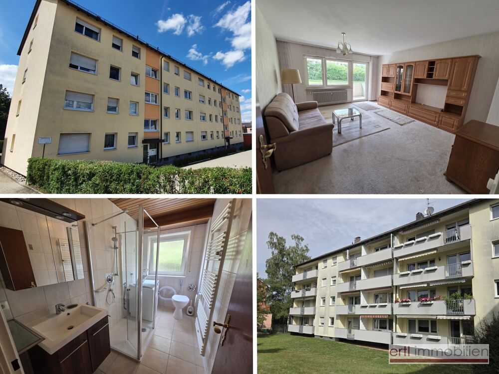 * CHARMANT WOHNEN * gut geschnittene 3-Zi-Whg. mit BALKON + GARAGE + EBK in gepflegter Wohn(an)lage, 91126 Schwabach
