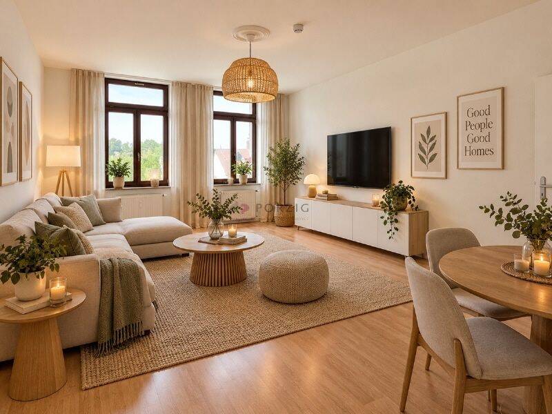 2 Räume. Balkon. Einbauküche. Einfach einziehen & wohlfühlen, 9116 Chemnitz