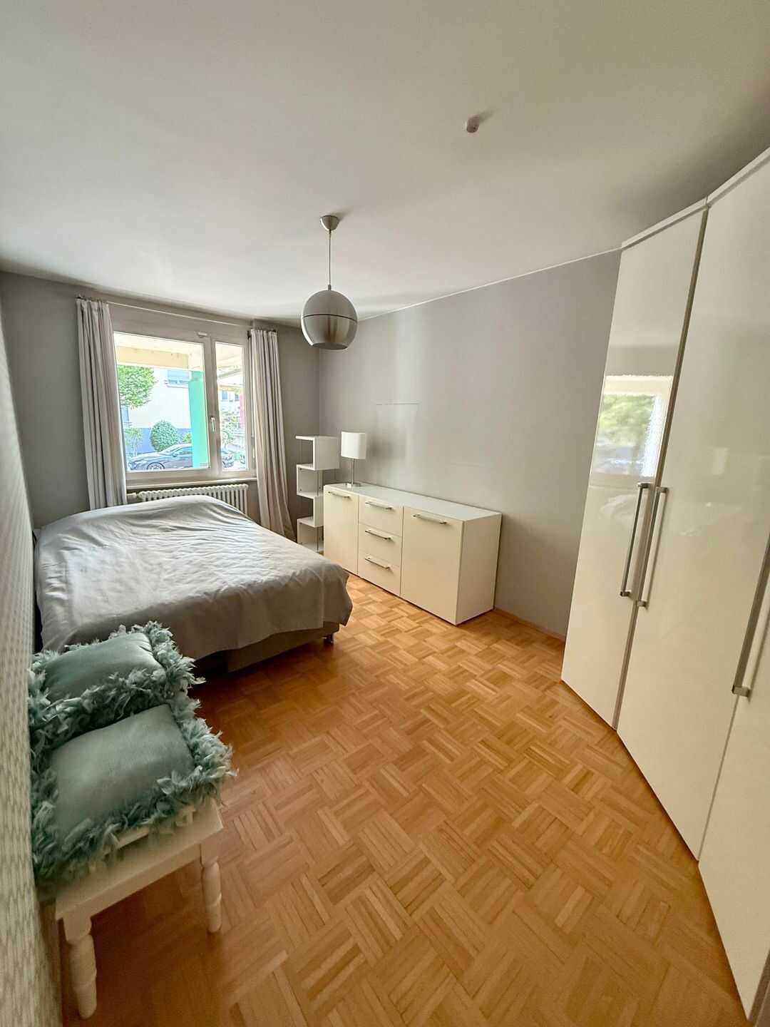 Möblierte 4-Zimmer-Wohnung mit Balkon, Garten & TG-Stellplatz, 76135 Karlsruhe (Beiertheim-Bulach Oberreut Südweststadt Weststadt)