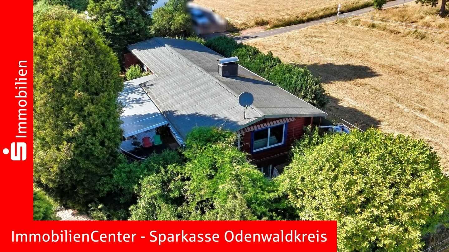 Warum nach Schweden oder Finnland gehen? Gemütliches Holzhaus in sonniger Feldrandlage im Odenwald, 64732 Bad König