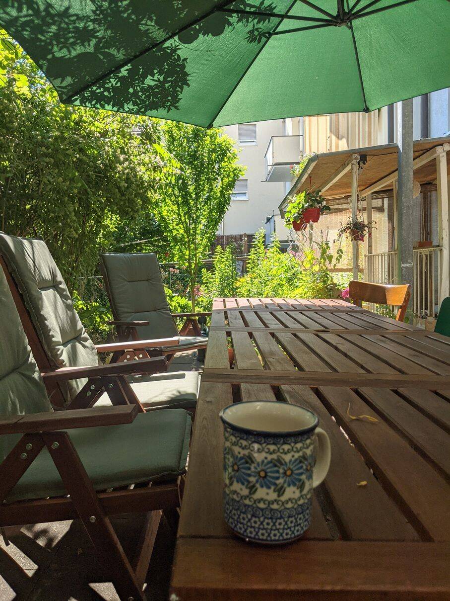 Von privat: N-Wöhrd 3 Zi.-Whg. mit Nebenräumen, Terrasse und Garten, 90489 Nürnberg (Gärten bei Wöhrd Rennweg Veilhof Wöhrd)