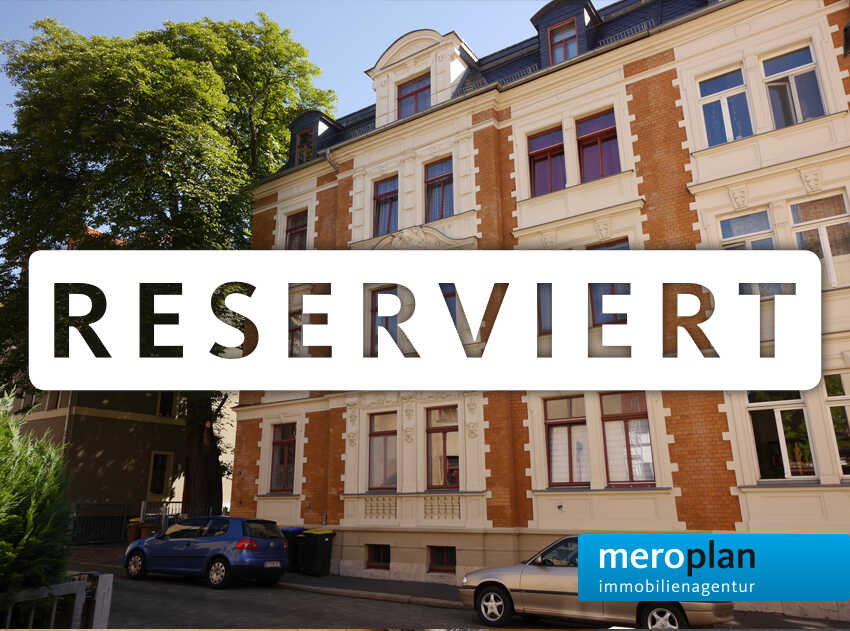 BEREITS RESERVIERT | 1 Zimmer auf 31,80qm | Balkon | meroplan Immobilien GmbH, 99423 Weimar (Altstadt Innenstadt Nordvorstadt Südstadt Westvorstadt)