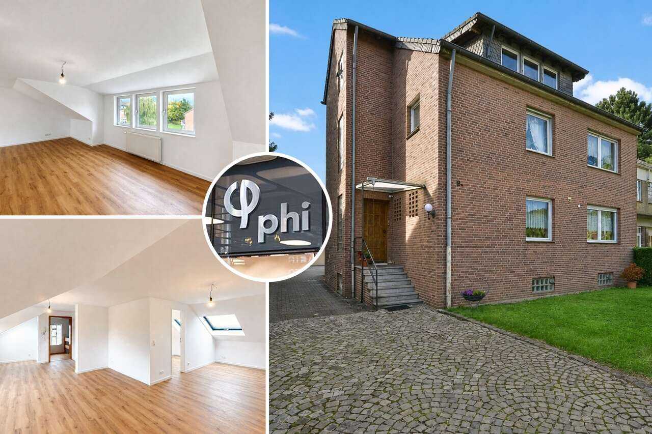 PHI AACHEN – Einziehen und wohlfühlen: Modernisiertes Dachgeschoss-Apartment in Eschweiler!, 52249 Eschweiler