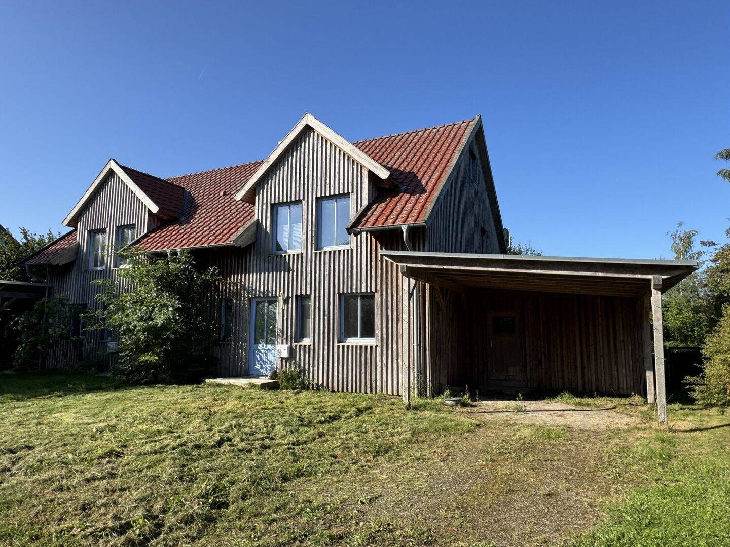 Natürlich gebaut – Doppelhaushälfte mit ökologischer Bauweise, Kamin und Carport, 17498 Neuenkirchen