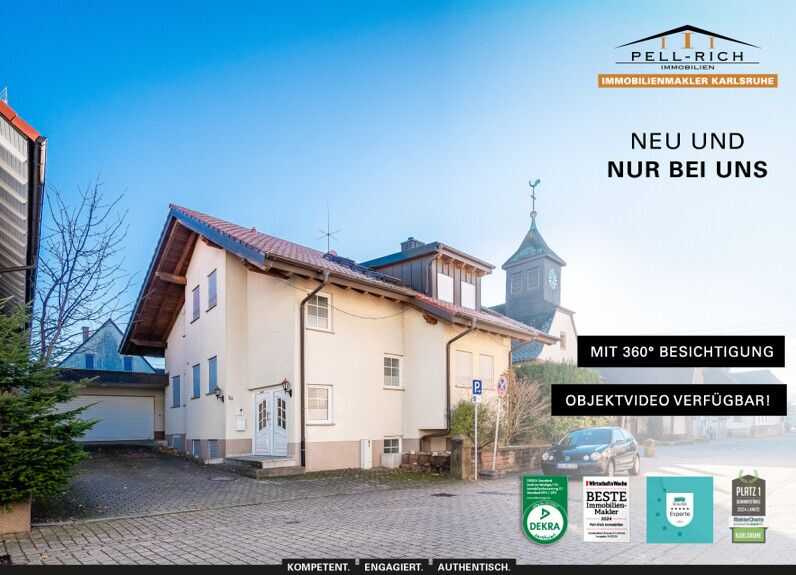 GLÜCKSDOMIZIL – Hochwertig ausgestattetes Einfamilienhaus mit Garten & Garage in Marxzell-Pfaffenrot, 76359 Marxzell