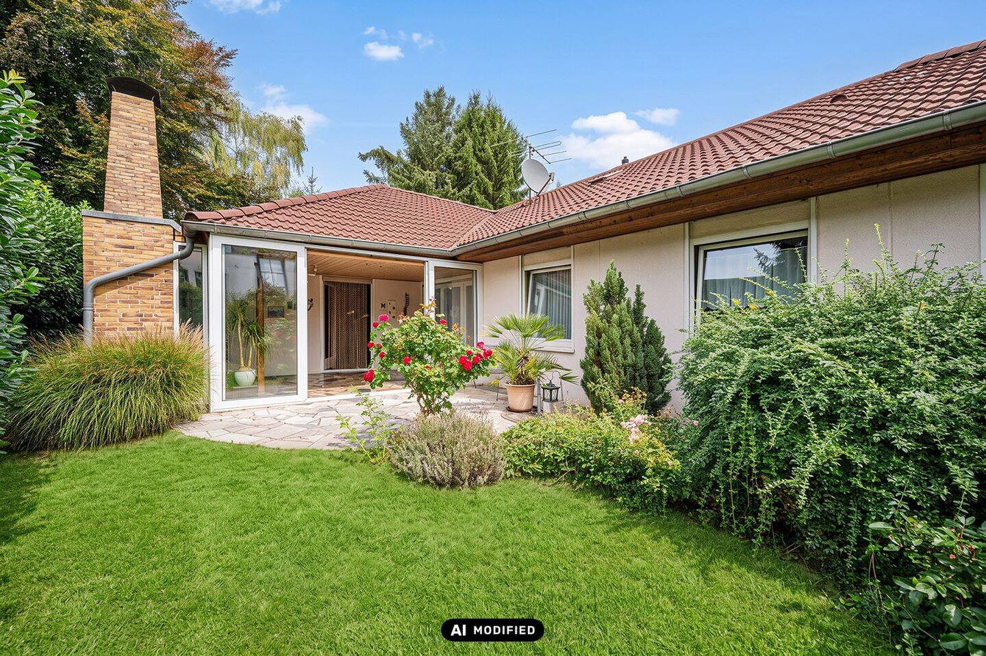Wohnen wie nicht jeder wohnt – 133 m² großer Walmdachwinkelbungalow auf über 600 m² Grund, 55127 Mainz (Drais Lerchenberg Marienborn)