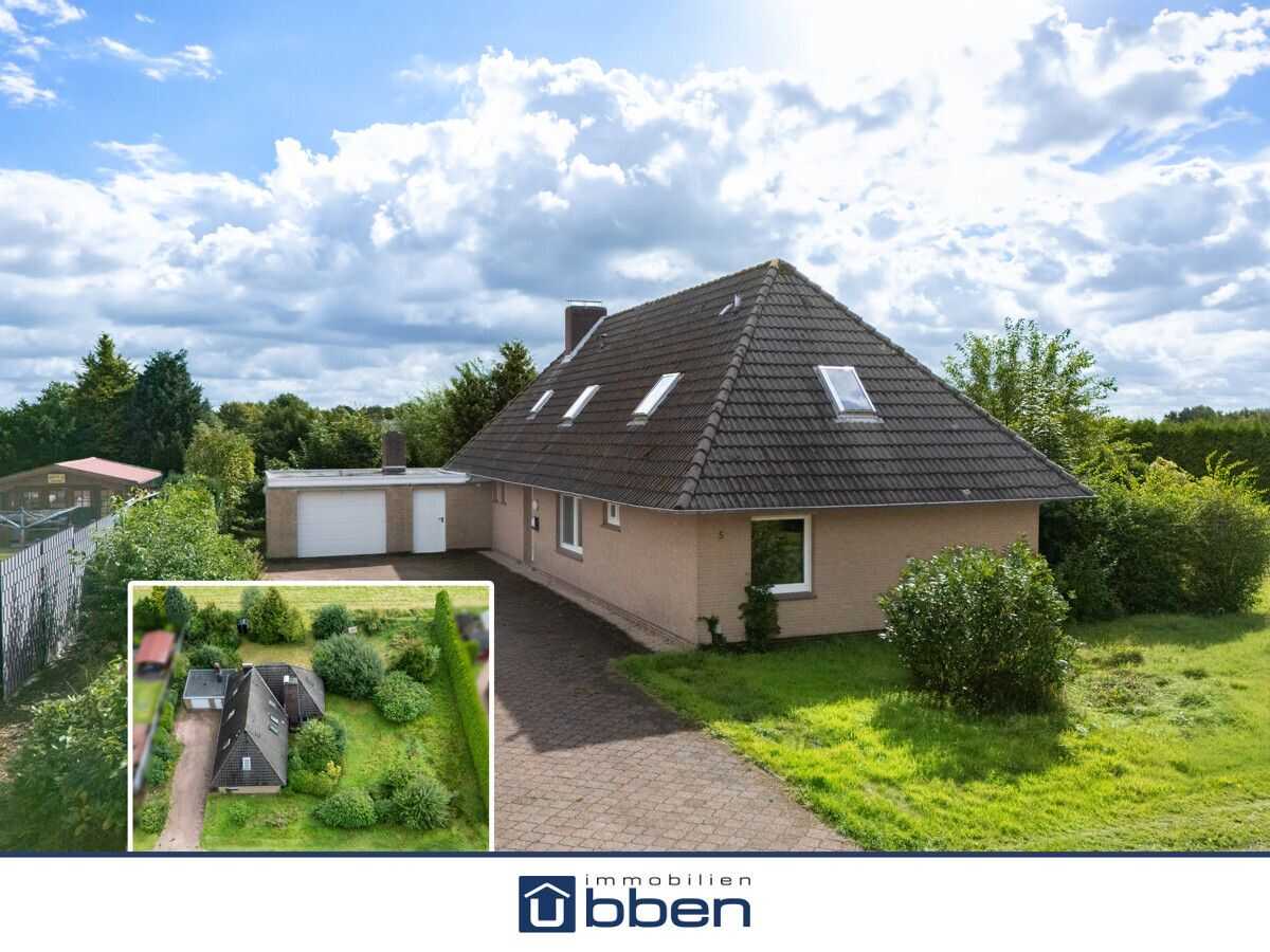 Großzügiges Einfamilienhaus im Bungalow-Stil mit großem Grundstück & Feldblick, 26532 Großheide