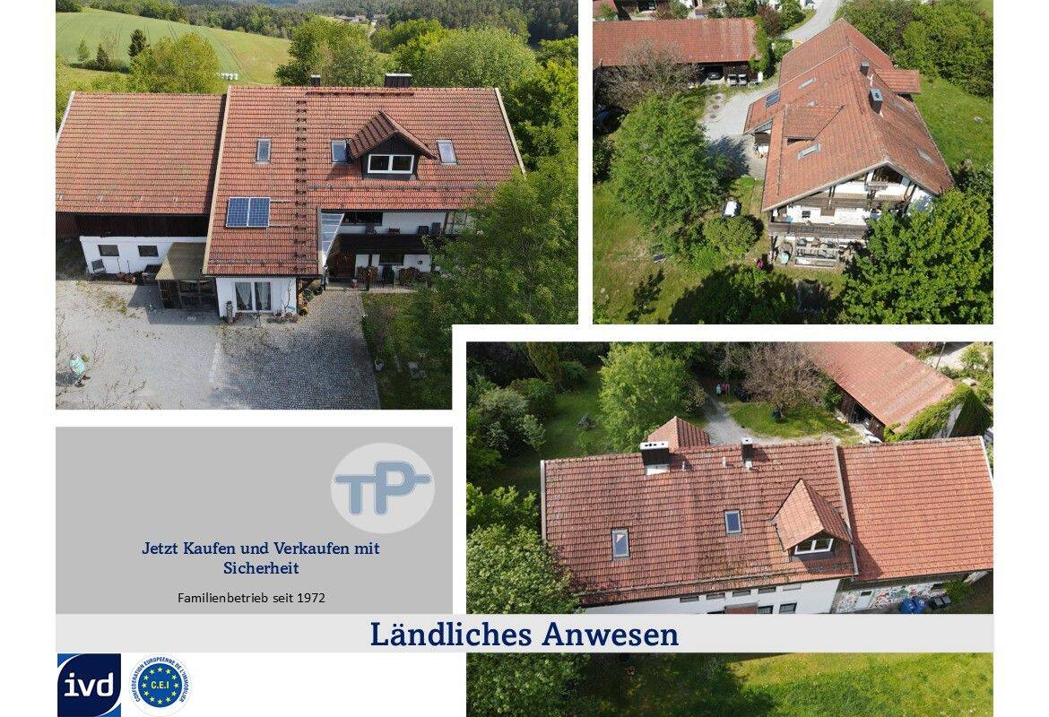 LÄNDLICHES ANWESEN – LANDHAUS MIT NEBENGEBÄUDE TIER – PFERDHALTUNG GEEIGNET, 94579 Zenting