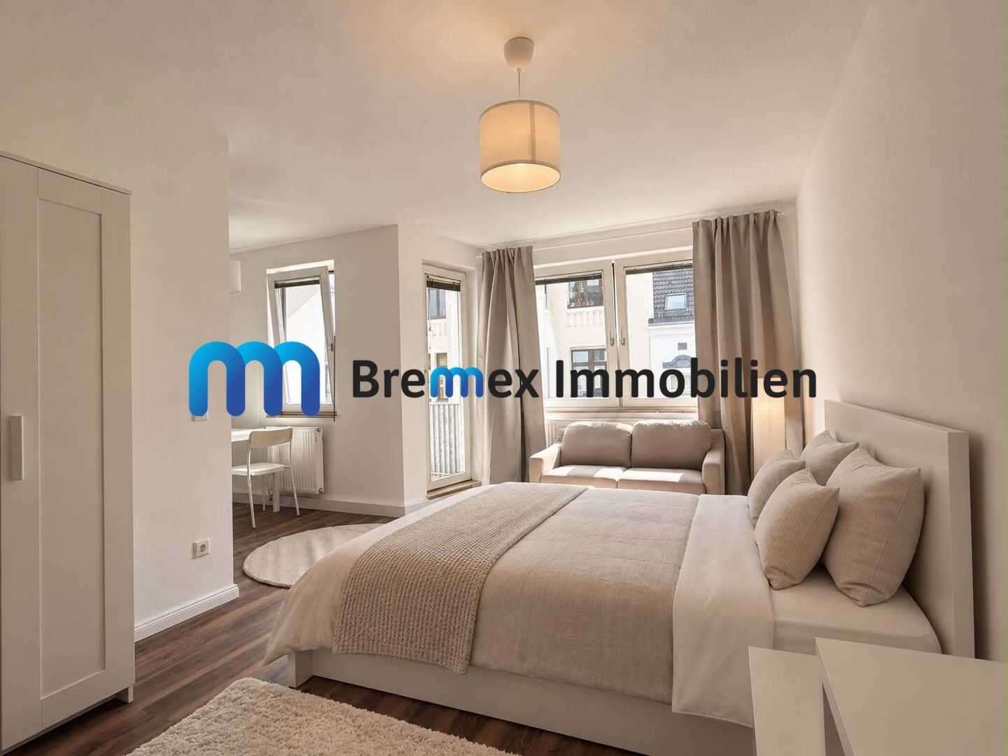 Voll möbliert & sofort bezugsfertig – Apartment im Viertel, 28203 Bremen (Fesenfeld Ostertor Steintor)