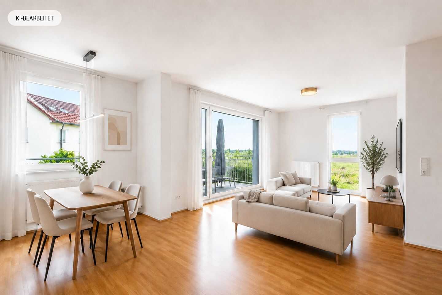 AIGNER – Stilvolle 4-Zimmer-Wohnung mit sonnigem Balkon in begehrter Südwest-Lage, 80999 München (Allach-Untermenzing)
