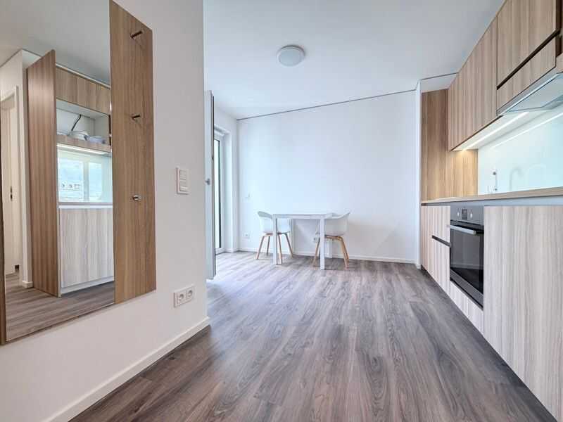 Modern. Möbliert. Ganz oben. – Hochwertiges 1-Zimmer-Neubauapartment im obersten Geschoss, 70191 Stuttgart (Bad Cannstatt Nord)