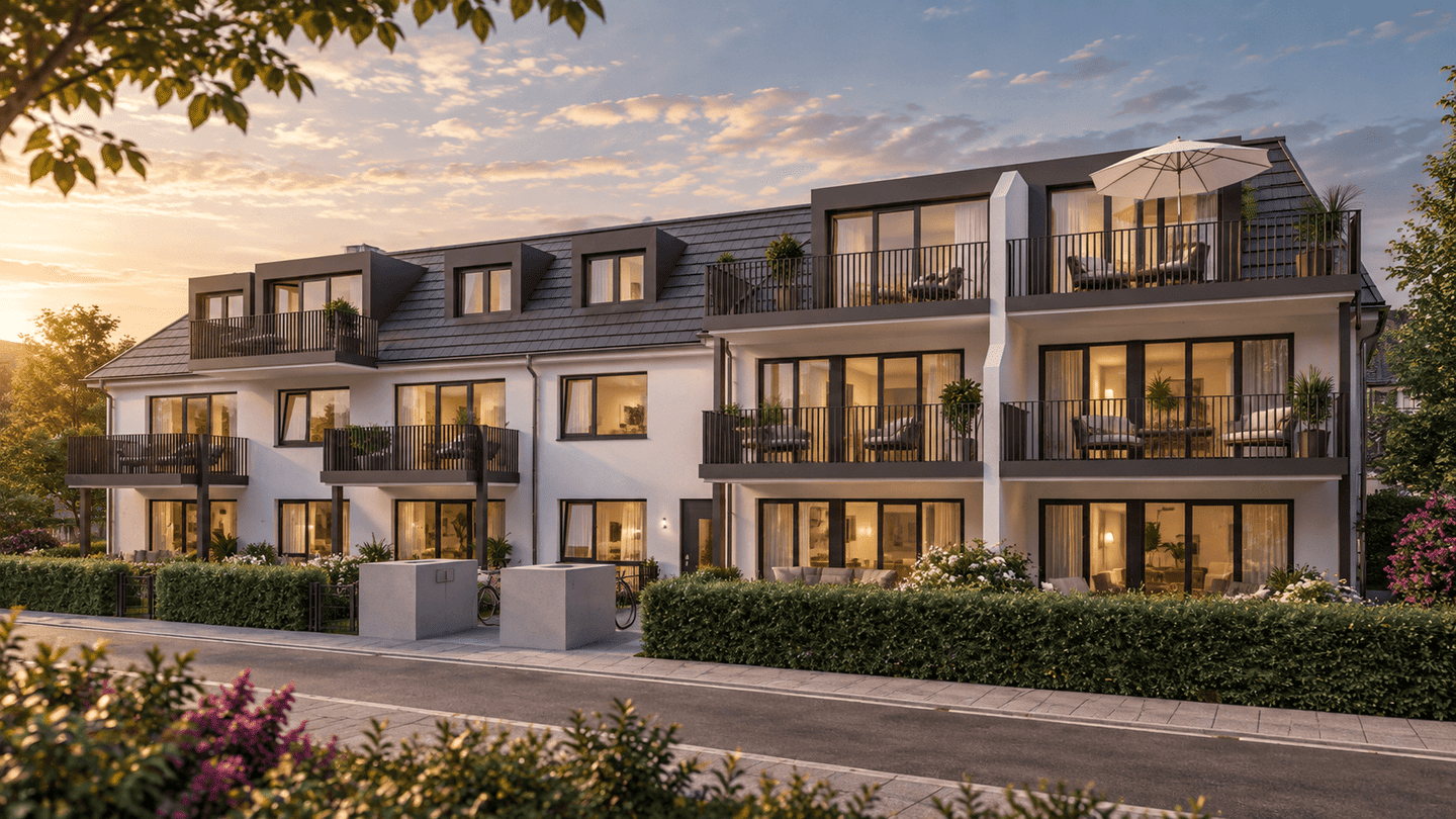 Stylische 3-Zi. Neubau-Dachgeschosswohnung – erst bei Bezug 2027 bezahlen!, 81735 München (Berg am Laim Ramersdorf-Perlach Trudering-Riem)
