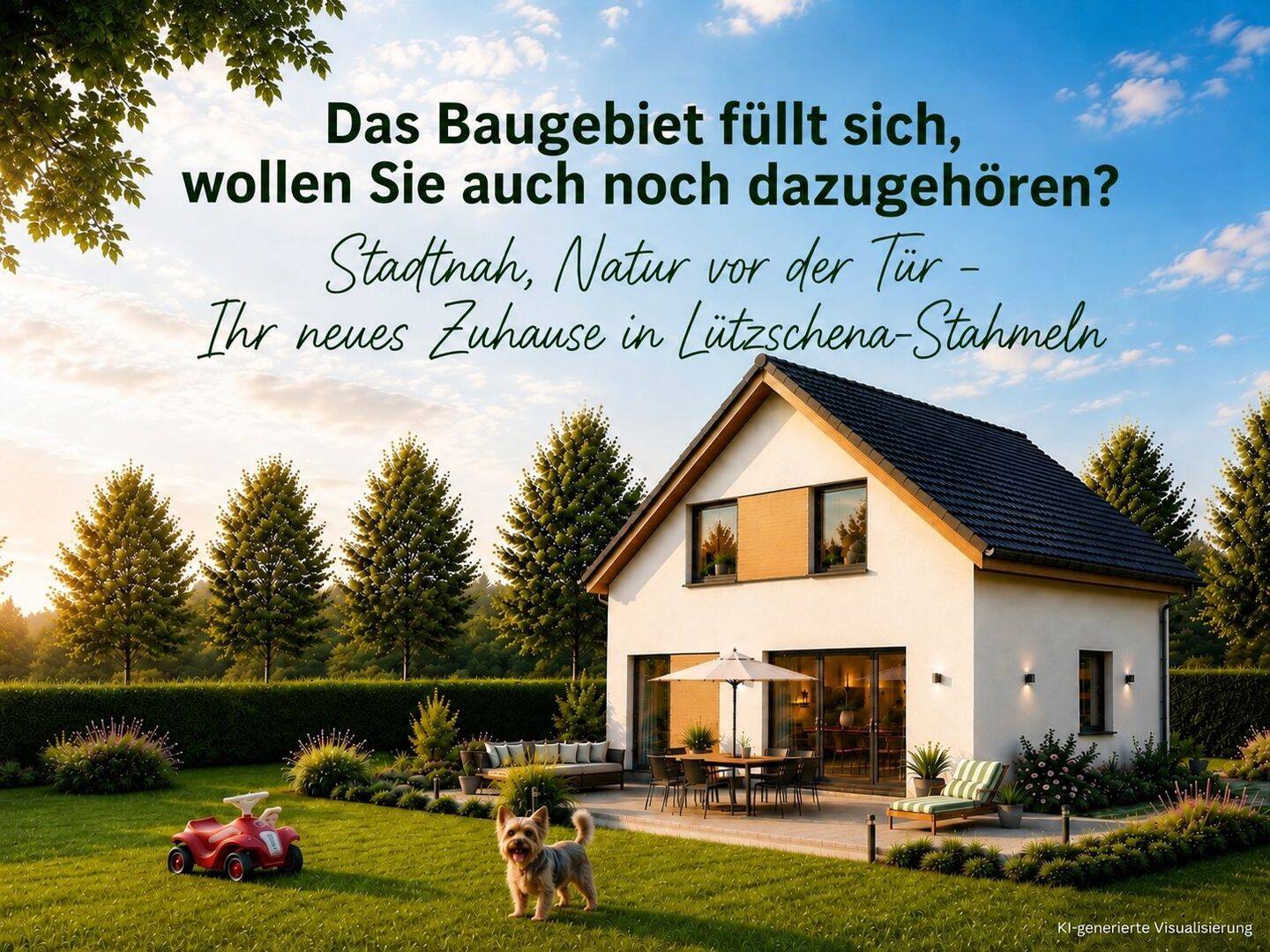 Das Baugebiet füllt sich! Wollen Sie auch noch dazugehören? – Ihr neues Zuhause in Lützschena-Stahmeln – Wir begleiten Sie gern!, 4159 Leipzig (Lützschena-Stahmeln Möckern Wahren)