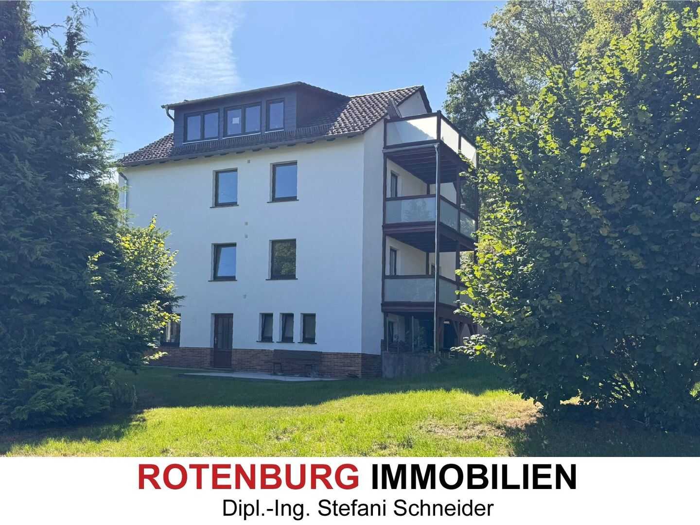 Erstbezug nach Sanierung: Wohnung im 1.OG, überdachter Balkon und großer Garten in stadtnaher Lage in Rotenburg, 36199 Rotenburg a.d. Fulda
