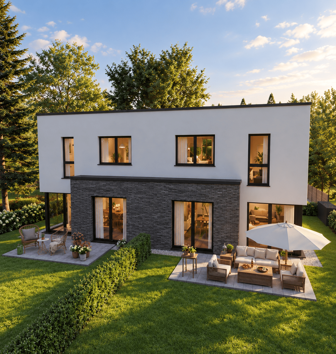 Einzug bereits Ende Oktober 2026 – moderne Doppelhaushälfte mit 5 Zimmern zum Erstbezug mit eigenem Garten, keine zusätzlichen Baunebenkosten, 22457 Hamburg (Eimsbüttel Eidelstedt Niendorf Schnelsen)