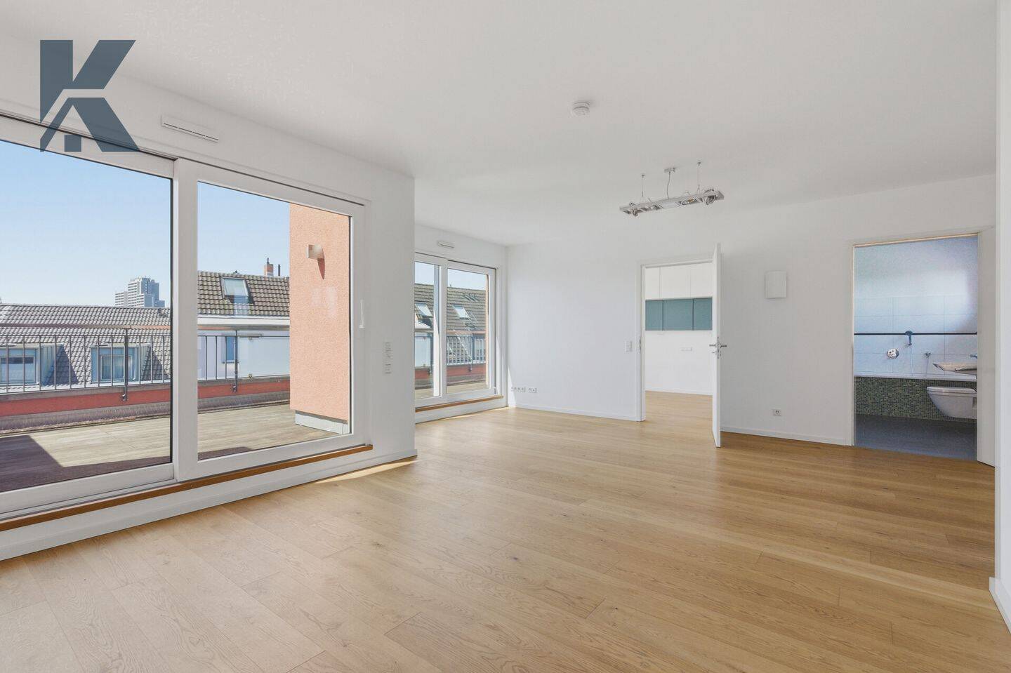 Penthouse-Wohnung. Neubau-Standard. 2 Zimmer mit 2 Dachterrassen. Stellplatz., 50827 Köln (Ehrenfeld Bickendorf Neuehrenfeld Ossendorf)