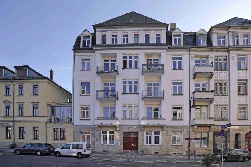 Wohnen mit Stil in Bestlage: traumhaft sanierte 3-Raumwohnung mit Balkon in der Dresdner Neustadt, 1097 Dresden (Innere Neustadt Leipziger Vorstadt Pieschen-Nord/Trachenberge Äußere Neustadt)