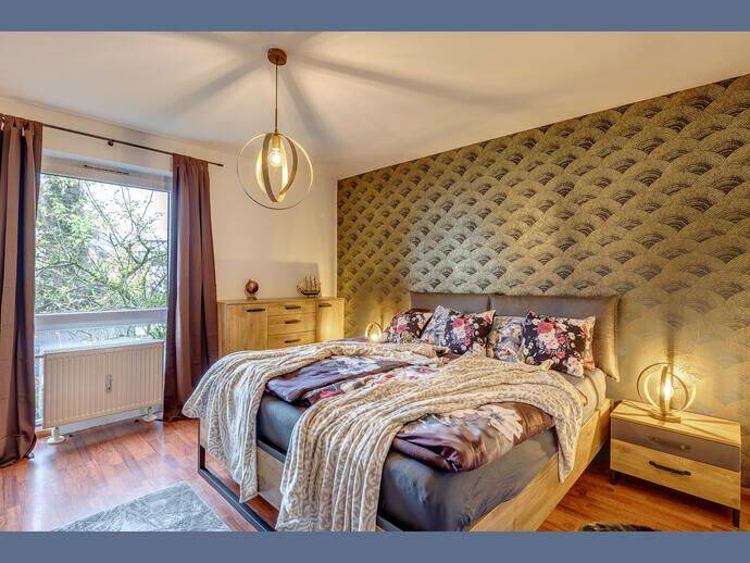 Möbliert: Helle 2,5-Zimmer Wohnung auf Zeit, 81247 München (Allach-Untermenzing Pasing-Obermenzing)