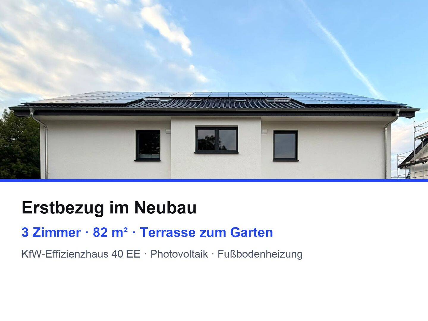 Erstbezug: 3-Zimmer-Erdgeschoss, Terrasse, Stellplatz inklusive, 32545 Bad Oeynhausen