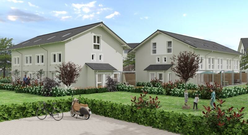 ECO Lebensräume HF25 – KfW55-Reihenmittelhaus in Einstiegspreislage!, 83233 Bernau a. Chiemsee (Bernau)