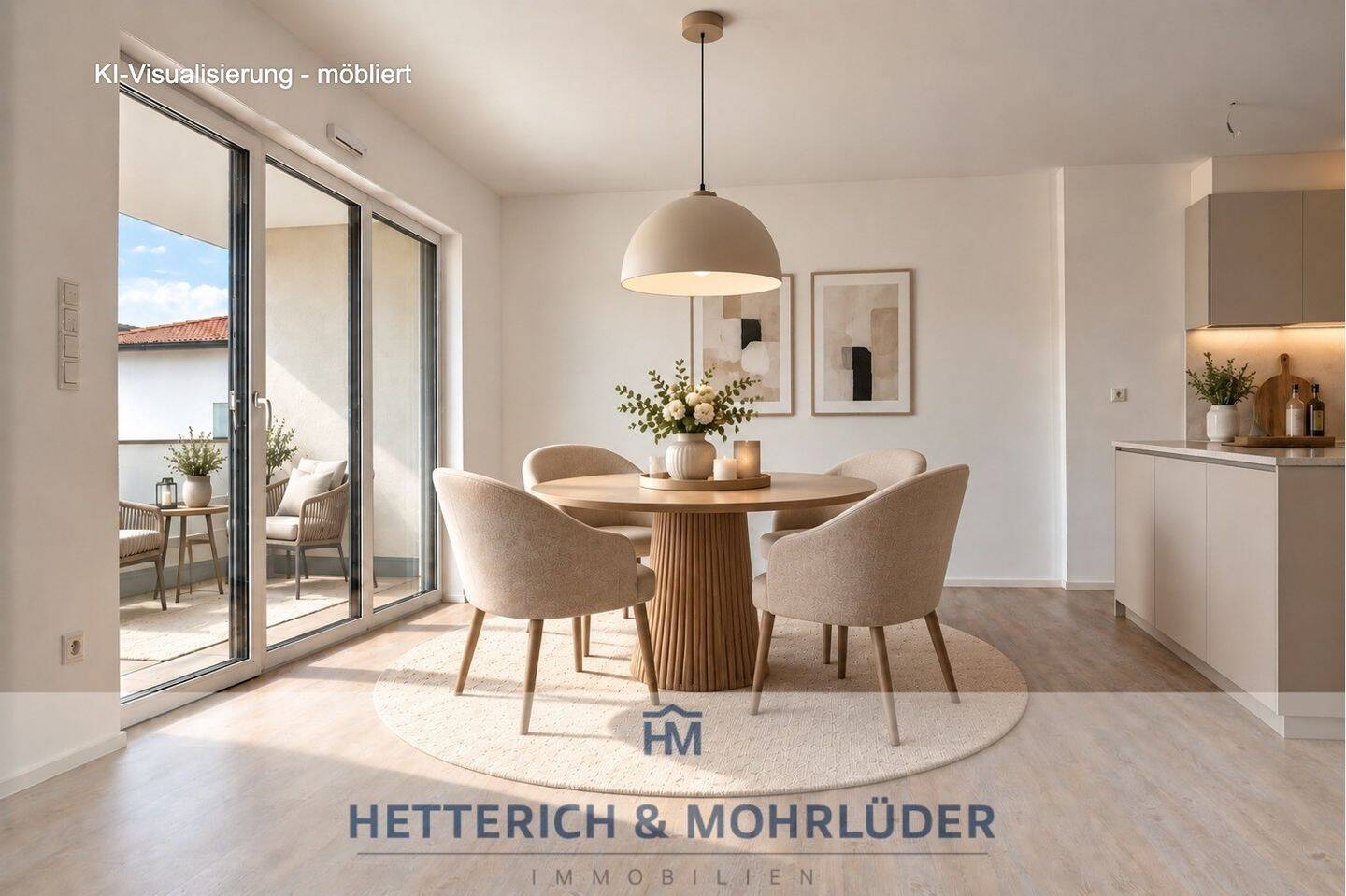 Modern, barrierearm, energieeffizient – 3-Zimmer-Wohnung mit Balkon & Aufzug im 1. Obergeschoss, 97456 Dittelbrunn