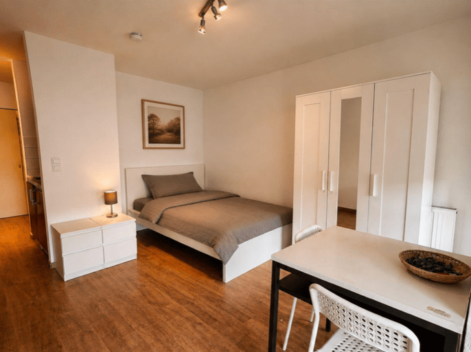 Möbliertes Apartment mit Balkon und Aufzug, 90763 Fürth (Südstadt Weikershof)
