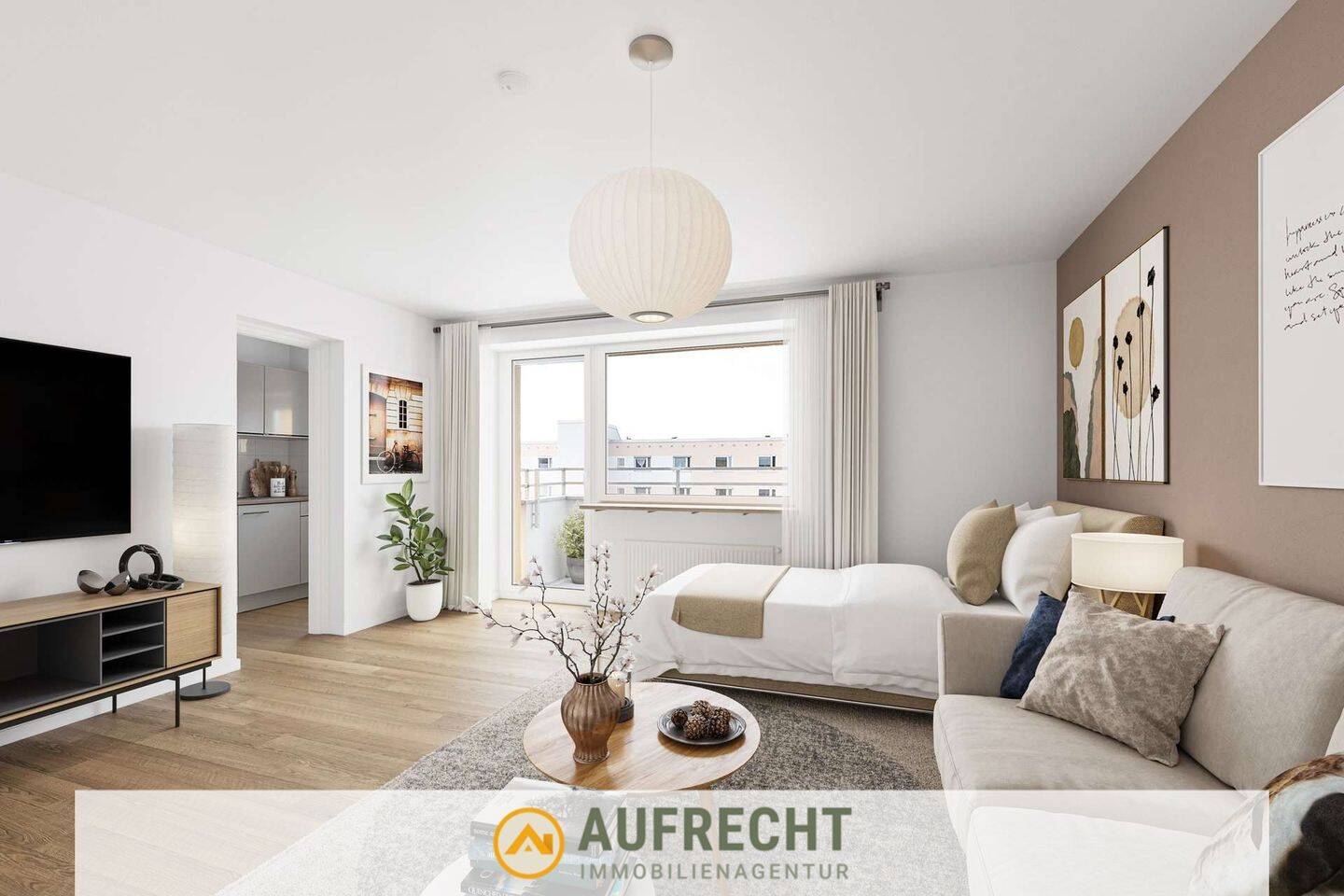 A U F R E C H T °AUSSICHT INKLUSIVE° Charmantes 1-Zi.-Apartment mit Balkon, 80995 München (Allach-Untermenzing Feldmoching-Hasenbergl Moosach)
