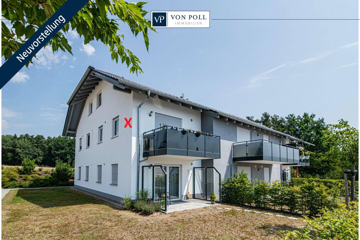 Neuwertiges Wohnen in Pösing 3-Zimmerwohnung mit Balkon, 93483 Pösing