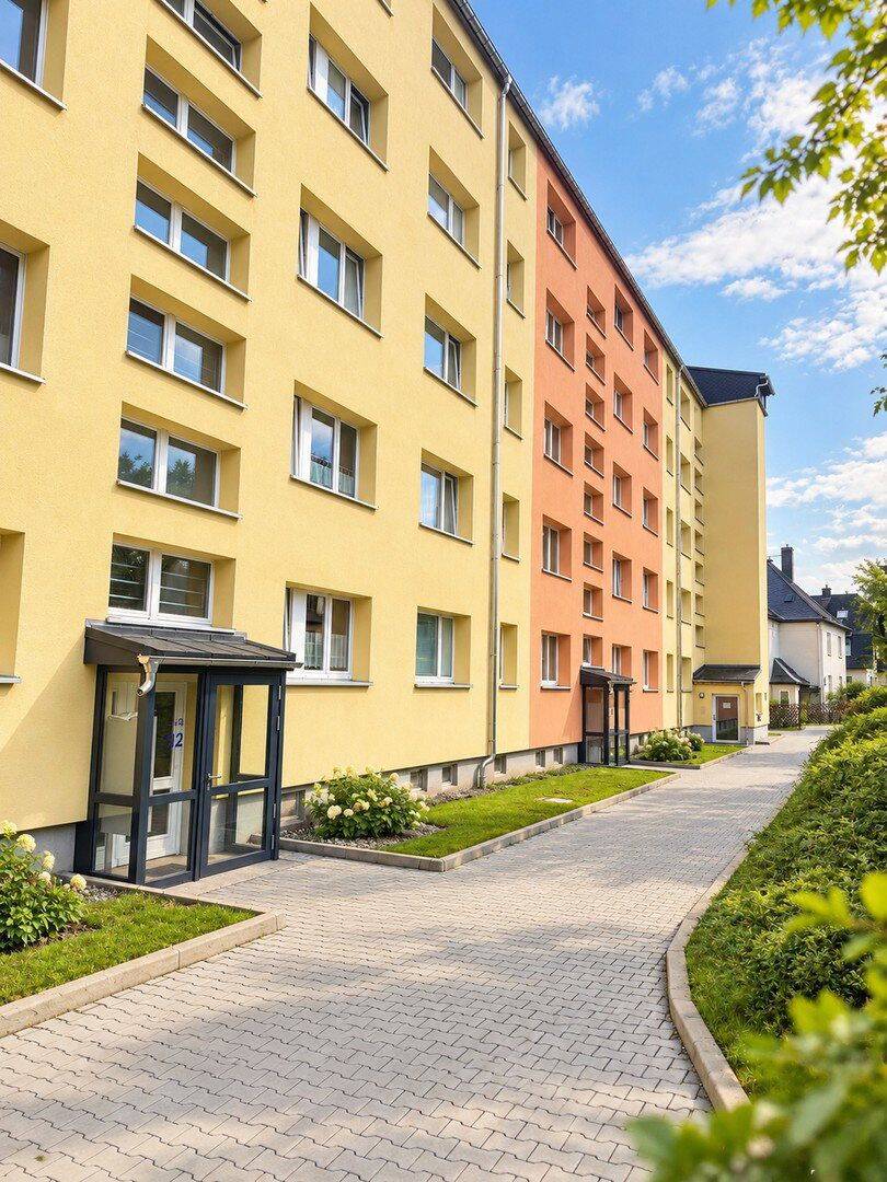 Wohnen mit LIFT San. 2-Zi-Wohnung mit großem Balkon/moderner Dusche/EBK/barrierefreier Zugang, 9419 Thum