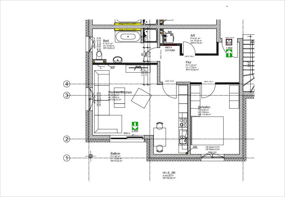 Helle und großzügige Zweiraum-Wohnung, 15746 Groß Köris