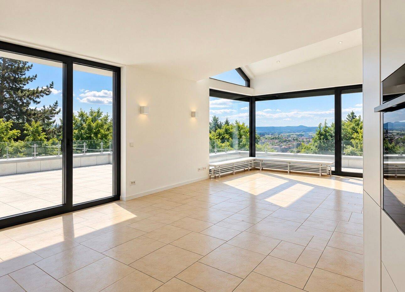 Wohnen wie im eigenen Haus, 4,5 Zimmer am Österberg, große Terrasse, eigener Garten und Weitblick, 72074 Tübingen