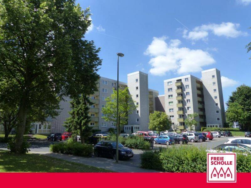 Schöne 2-Zimmer-Wohnung mit Balkon und bodengleicher Dusche am Bültmannshof – „Freie Scholle eG“, 33615 Bielefeld (Gellershagen Innenstadt)