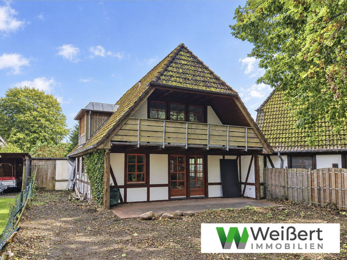 Wohnen mit Charakter – Fachwerkhaus mit Westterrasse, Loggia und Vollkeller, 25551 Hohenlockstedt