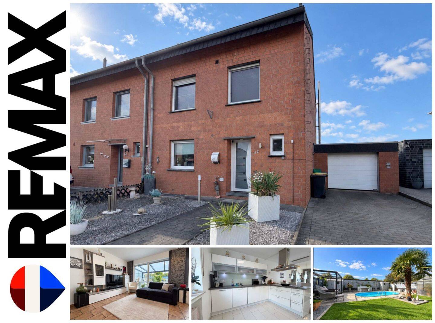 Familienfreundliches Reihenendhaus mit Garten, Pool und Kamin, 47574 Goch