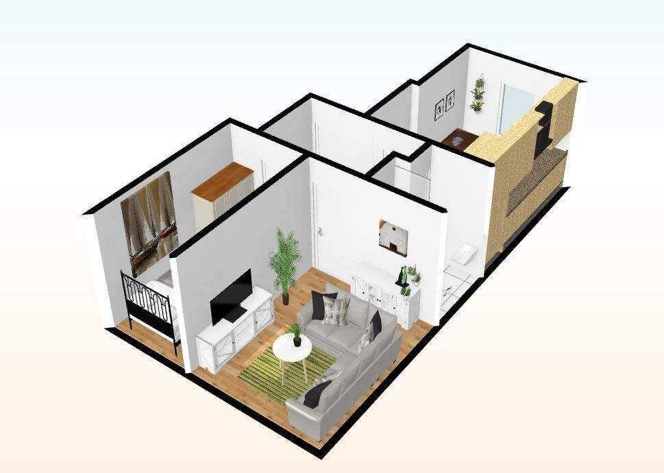 Wir renovieren für Sie! 2 Raum- DG- Wohnung mit Weitblick!, 4736 Waldheim