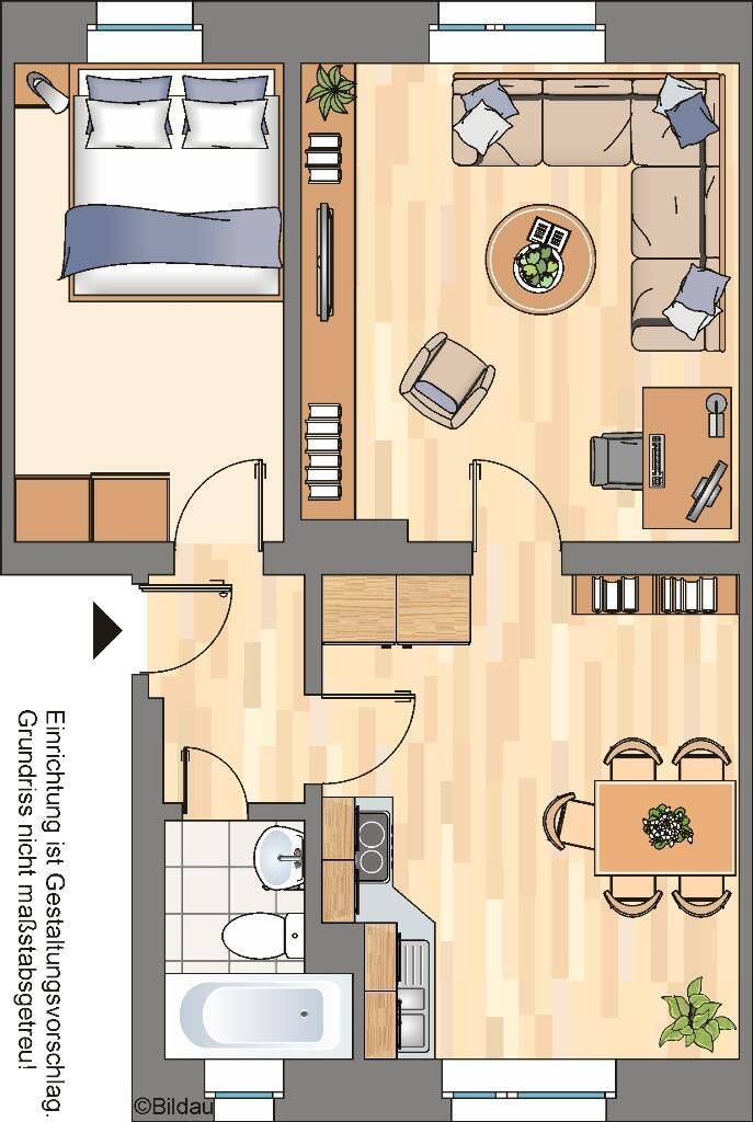 2-Zimmer-Wohnung in Bochum Grumme, 44809 Bochum (Grumme Hamme Hofstede Innenstadt Riemke)