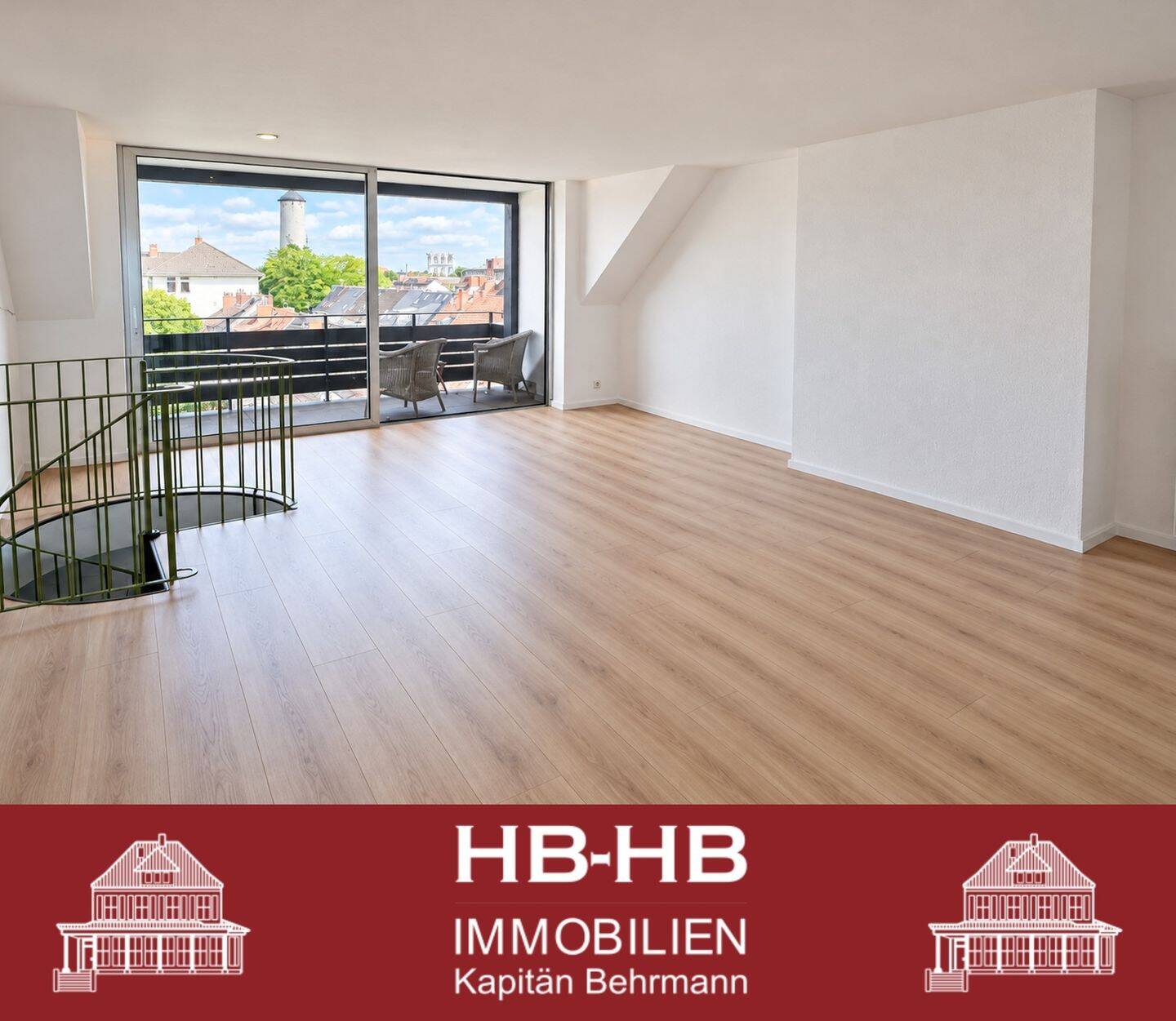 Kernsaniertes Penthouse-Flair über den Dächern des Bremer Westens, 28217 Bremen (Handelshäfen Steffensweg Utbremen Westend)