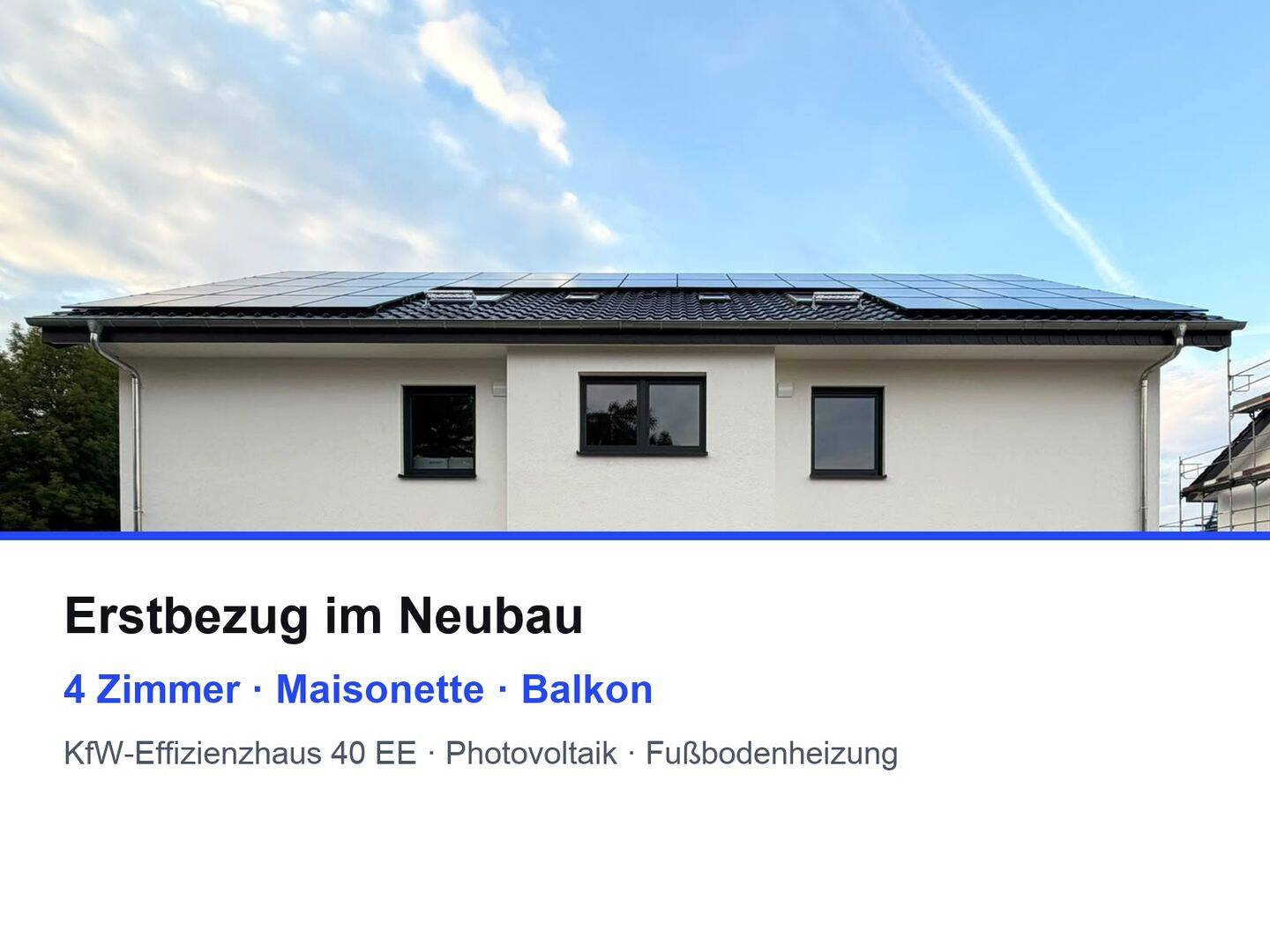 Erstbezug: 4-Zimmer-Maisonette, 2 Bäder, Balkon, Stellplatz inklusive, 32545 Bad Oeynhausen
