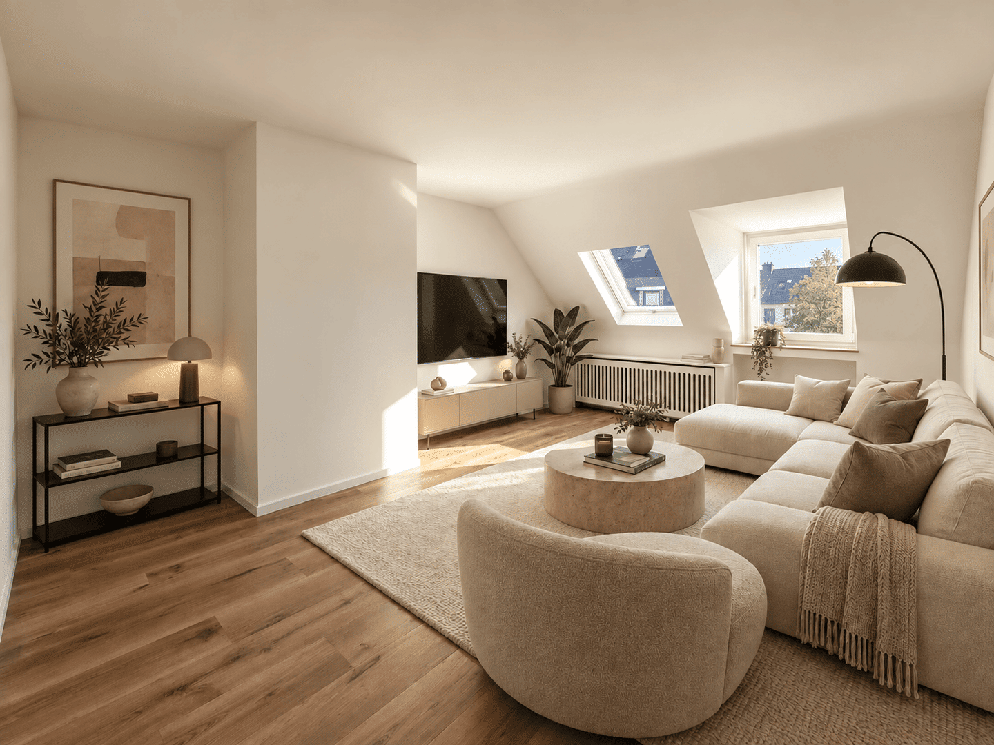 Oberkassel: Erstbezug nach Sanierung – lichtverwöhnte 2-Zimmer-Wohnung mit Balkon und Einbauküche!, 40545 Düsseldorf (Oberkassel)