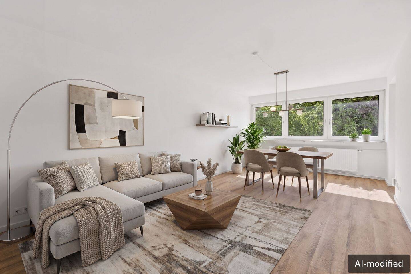 Kernsanierte 3-Zimmer-Wohnung mit Loggia in grüner Lage, 81477 München (Thalk. Obersendl.-Forsten-Fürstenr.-Solln)